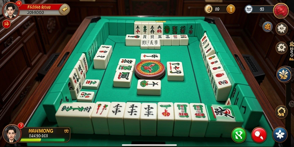 Tampilan gameplay Mahjong yang menawan dan mendebarkan.